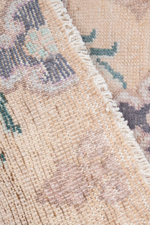 Vintage Turkish Karapinar Runner Rug 4'2'' x 9'2''