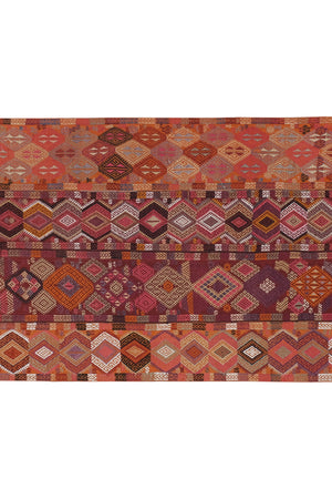Vintage Sivas Kilim Rug 4'6'' x 10'4''