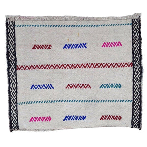 Vintage Turkish Kilim Rug 17'' x 22''