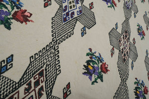 Vintage Turkish Kilim Rug 5'11'' x 7'5''