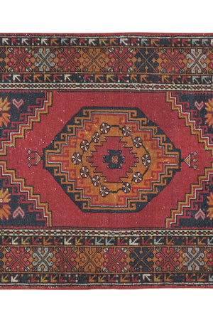 Vintage Turkish Anatolian Rug 3'7'' x 5'5''