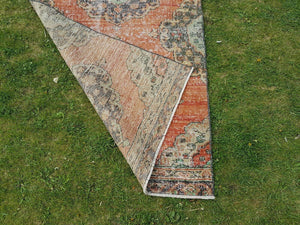 Vintage Turkish Runner Rug 2'11'' x 12'10''