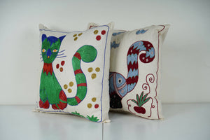 Suzani Pillow Cover | 18'' x 18''