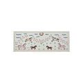 Boho Horse Suzani Runner - Bukhara Pictorial Embroidery 1'8'' x 4'9'' - front view