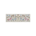 Decorative Suzani Wall Decor - Central Asian Horse Embroidery, Tribal Decor 1'8'' x 4'7'' - front view