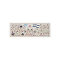 Bohemian Winged Horse Suzani Runner - Tashkent Pictorial Embroidery 1'8'' x 4'6'' - front view