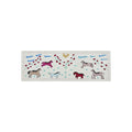 Artisan Uzbek Suzani Table Runner, Horse Embroidery, Cotton Wall Hanging Decor 1'8'' x 4'7'' - front view