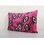 Silk Ikat Eye Pink Pillow Cover