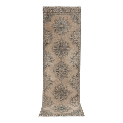 Turkish Oushak Runner Rug 3'9'' X 12'7''