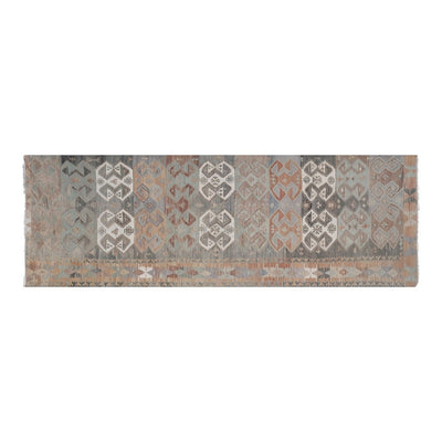 Turkish Pink Kilim Runner 4' X 12'