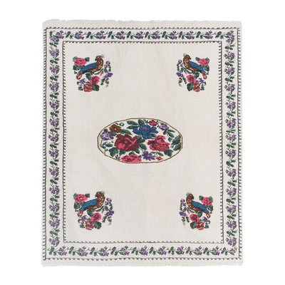 Handwoven Needlepoint Turkish Kilim Rug 3'9'' X 4'9''