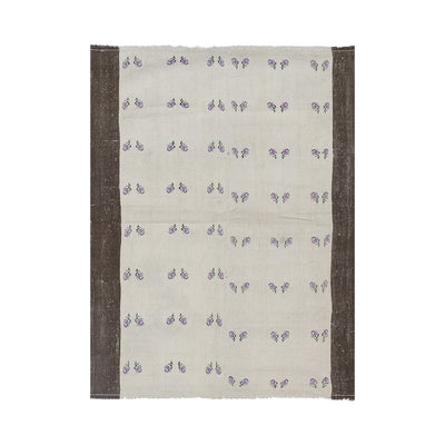 Turkish Natural Kilim With Fruits Pattern 3'11'' X 5'4''