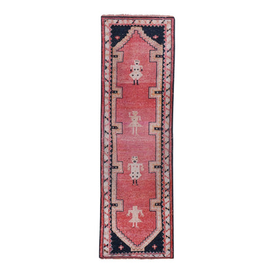 Hand-Knotted Pictorial Figurative Human Pattern Rug