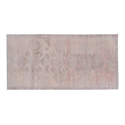 Vintage Faded Turkish Karapinar Rug 5'1'' X 10'2''