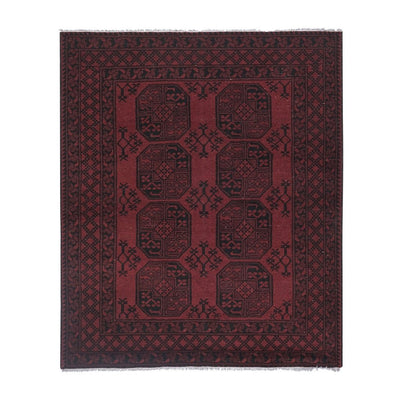 Vintage Turkish Afgan Rug 4'12'' X 5'11''