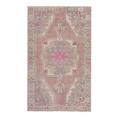 Vintage Faded Turkish Kemerhisar Rug 4'7'' X 7'5''