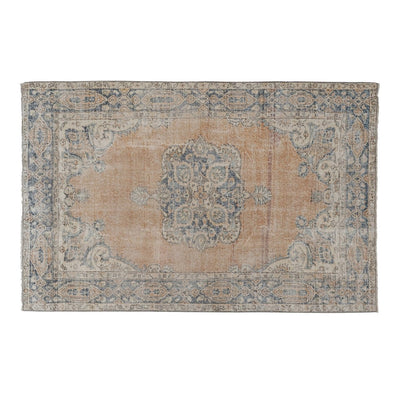 Vintage Turkish Sparta Carpet - Large Square Area Rug