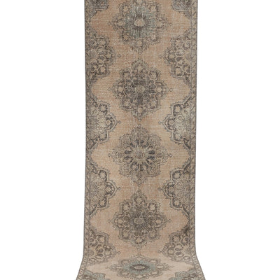 Turkish Oushak Runner Rug 3'9'' X 12'7''