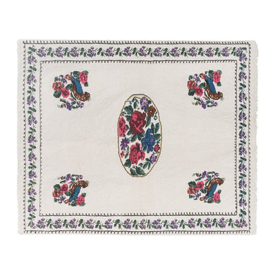 Handwoven Needlepoint Turkish Kilim Rug 3'9'' X 4'9''