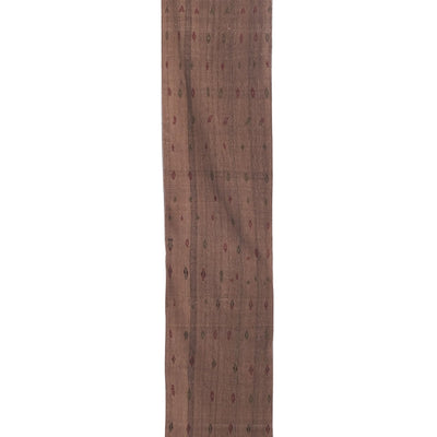 1970s Turkish Brown Kilim Runner 2'2'' X 16'4''