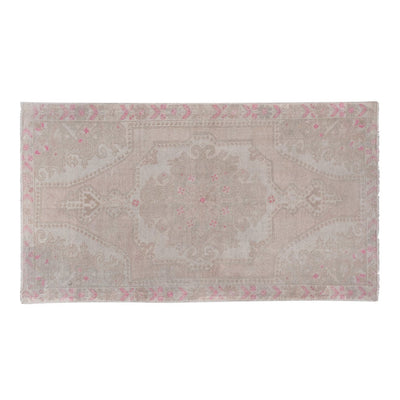 Small Turkish Oushak Kitchen Rug - Designer Carpet