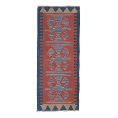 Vintage Small Kilim Rug - Kitchen Doormat Rug 1'6'' x 3'5''