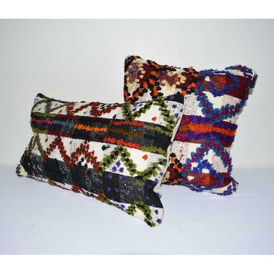 Set of Two Turkish Shaggy Pillow Cover