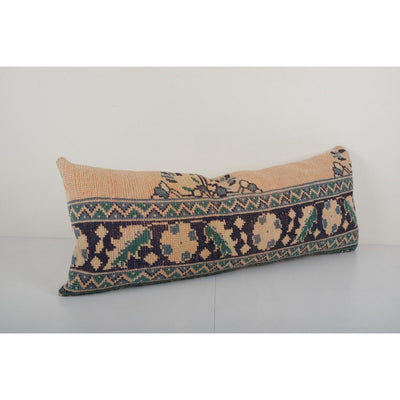 Handmade Extra Long Rectangular Wool Carpet Rug Pillow cover, Bed Rug Cushion