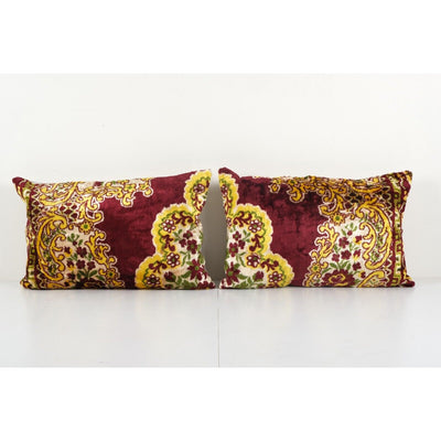 Set of Two Velvet Pillow, Soft Pillow, Pair Pillow Cover