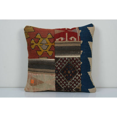 20" x 20" Oversize Turkish Patchwork Pillow