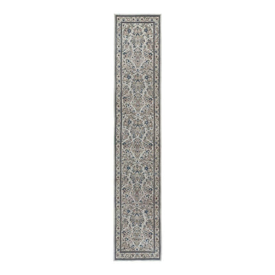 Floral Pattern Rug Runner - Vintage Handwoven Hallway Floor Carpet - Stair Rug