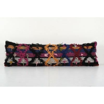 VintagHandwoven Multi Color Turkish Flokati Rug Bedding Pillow Cover