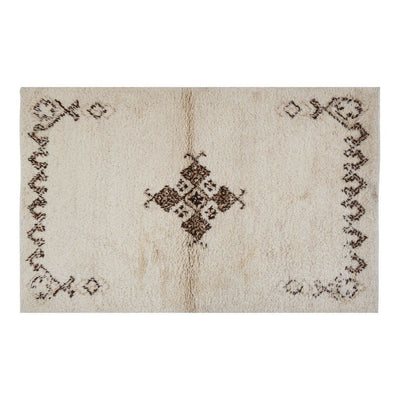 1970 Vintage Handmade Tulu Rug, Soft Wool Moroccan Carpet