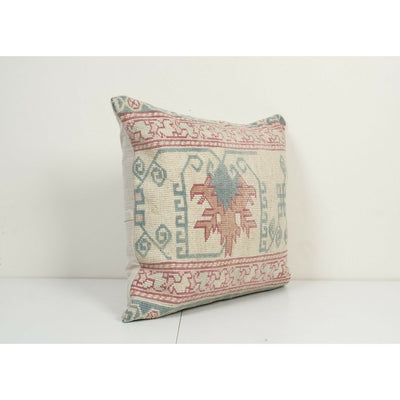 Turkish Oushak Rug Pillow Cover