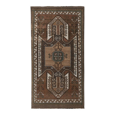 Vintage Anatolia Kars Nomads Carpet, Wool Rug, Handmade, Teppich 4'12'' x 8'11''