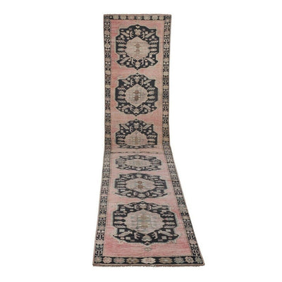 Oversized Boho Chic Vintage Turkish Oushak Extra Long and Wide Carpet
