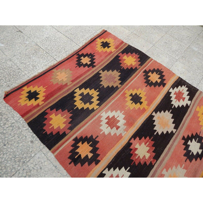Entry Way Foyer Kilim Rug Front Door Turkish Runner Decorating Idea 4.2X9.4 FT