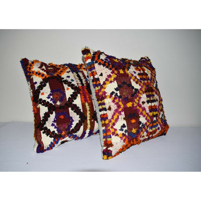18" X 18" Pair Turkish Anatolian Tulu Pillow