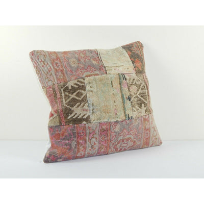 Handmade Modern design Kilim pillow cover 17" x 19"