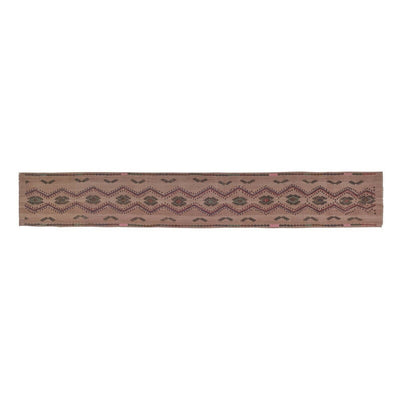 Vintage Turkish Jajim Kilim Runner - Hallway Stair Rug 2'3" X 13'9"