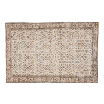 Vintage Oversize Turkish Oushak Rug 6'12" X 10'6"