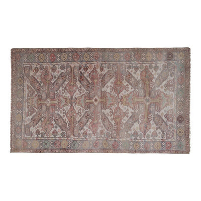 Vintage Turkish Karapinar Rug - Room Size Carpet 4'8" X 8'1"