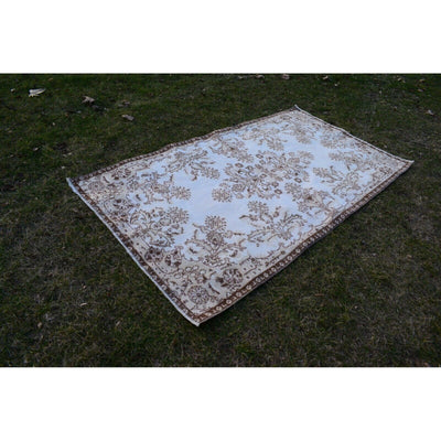 Vintage Floral Turkish Sparta Rug 3'10" X 7'1"