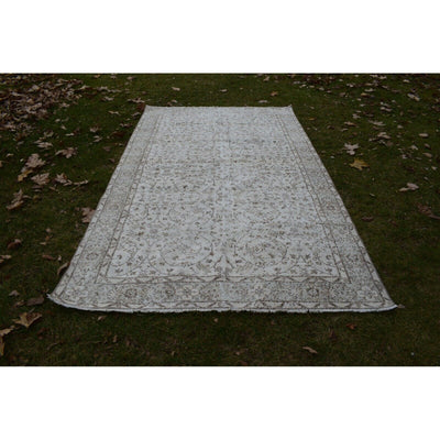 Vintage Oriental Turkish Oushak Rug - Oversize Wool Carpet 5'6" X 9'6"