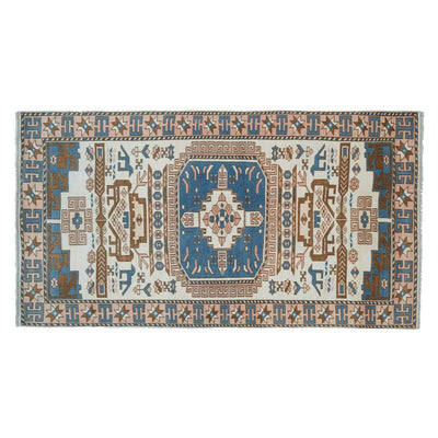 Vintage Turkish Geometric and Animal Design Rug 3'5" X 6'