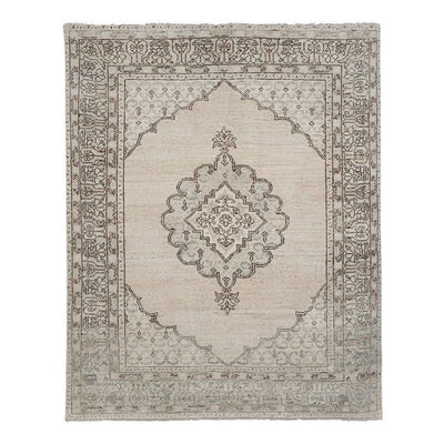 Vintage Hand Knotted Kars Rug - Dining Room Carpet 6'9'' X 8'2''