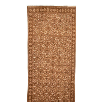 Oversized Boho Chic Vintage Turkish Oushak Extra Long Wide Runner 4'8'' X 18'3''