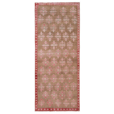 Vintage Floral Turkish Karapinar Rug 4'3" X 10'4"