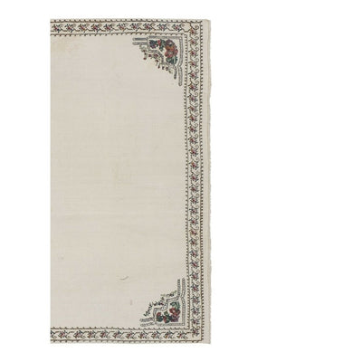 Handwoven Floral Pattern Needlepoint Kids Kilim Rug, Wall Hanging Turkish Decor