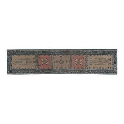 Handwoven Tribal Embroidery Tapestry Kelim, Wall Hanging Rug 3'1'' x 13'3''